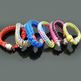 Portable Beaded Hand Made Bracelet Pipe Wrist Hookah Hand Chain Tobacco Pipe Knitting Rope Smoking Bracelet Gifts  E2S