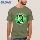 shirts New Style tee shirt Hip-Tope Retro black 420 Weed Pot Mary Jane Joint Bong Blunt Short Sleeves mens t-shirt