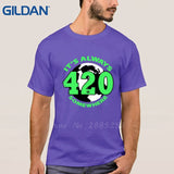 shirts New Style tee shirt Hip-Tope Retro black 420 Weed Pot Mary Jane Joint Bong Blunt Short Sleeves mens t-shirt