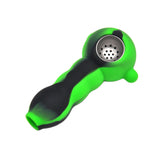 New Arrival Silicone Tobacco Pipes Silicone Smoking Pipes VS Glass Water Pipes Glass Herb Smoking Pipe
