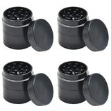 New 4 Layer Broken Smoke Grinder Metal Tobacco Grinder Smoking Pipe Herb Grinders Weed cigarette maker