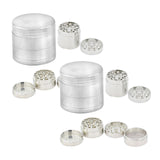 New 4 Layer Broken Smoke Grinder Metal Tobacco Grinder Smoking Pipe Herb Grinders Weed cigarette maker