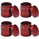 New 4 Layer Broken Smoke Grinder Metal Tobacco Grinder Smoking Pipe Herb Grinders Weed cigarette maker