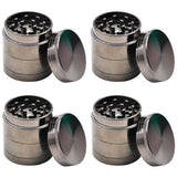 New 4 Layer Broken Smoke Grinder Metal Tobacco Grinder Smoking Pipe Herb Grinders Weed cigarette maker