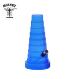 Plastic Stretch Tower Shape Water Smoking Pipe Portable Tobacco Water Pipe Easy Use