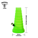 Plastic Stretch Tower Shape Water Smoking Pipe Portable Tobacco Water Pipe Easy Use