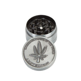 Metal Zinc Alloy 40mm Tobacco Grinder Rainbow color Beautiful Herb Herbal Spice Crusher Smoking Pipe Accessories Grinder