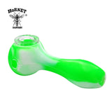 New Pattern Creative Design Tobacco Silicone Smoking Pipes VS Glass Bowl