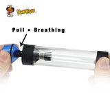 New Arrival Acrylic & Aluminum Incredible Tobacco Metal Smoking Pipe Easy Breathing Pull The Pot To Breathing