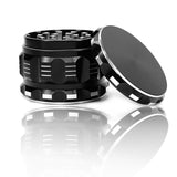 New 4 Layer Broken Smoke Tobacco Herb Spice Grinder 4 Piece Chromium Crusher Metal 2.5 Inch Smoking Pipe Herb Grinders J2Y