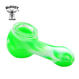 New Pattern Creative Design Tobacco Silicone Smoking Pipes VS Glass Bowl