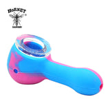 New Pattern Creative Design Tobacco Silicone Smoking Pipes VS Glass Bowl