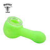 New Pattern Creative Design Tobacco Silicone Smoking Pipes VS Glass Bowl