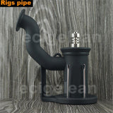 Post 1pc*Silicone Rigs pipe Silicone Hookah Bongs silicone oil dab rig smoking filter accessories with Domeless titanium nails